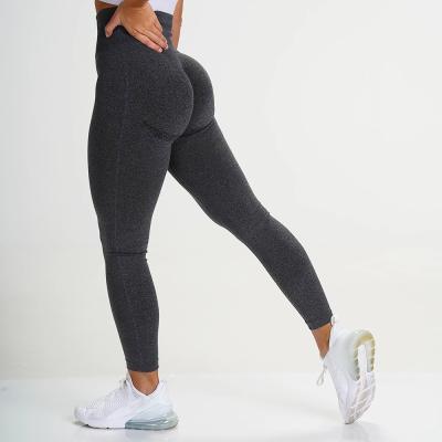 China Wholesale Custom Design Breathable Seamless High Butt Yoga Leggings Women Hip Lean Fitness Lifting Pants for sale