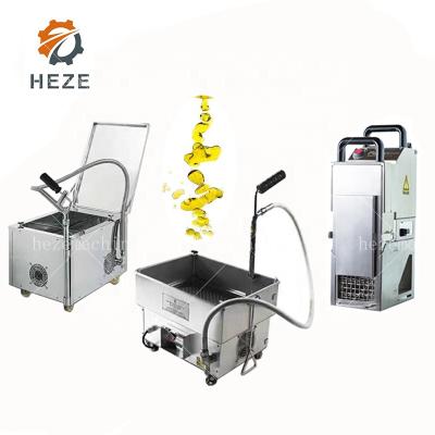 China deep fryer oil filter machine deep fryer oil filter machine and price frying oil filter remove oil impurities for sale