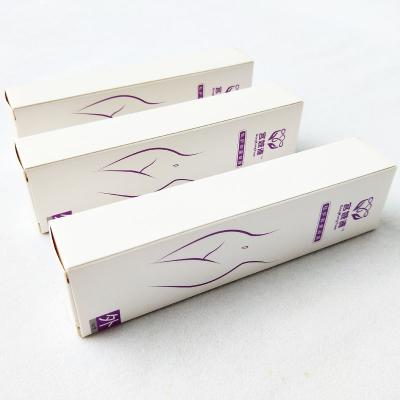 China Small Recyclable White Folding Cardboard Box Custom Packaging Boxes For Cosmetic Medicine Packaging for sale