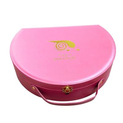 China Luxury Recycled Luxury High End Semicircular Handbag Jewelry Storage Box Packaging Box For Ladies for sale