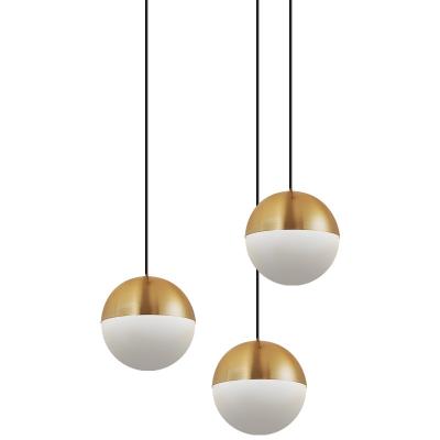 China Modern Nordic Ball Shape Pendant Lamp Modern Glass Living Room Light Designer for sale