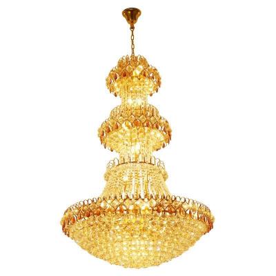 China Hotel Project Lighting Large K9 Crystal Hotel Chandelier for sale