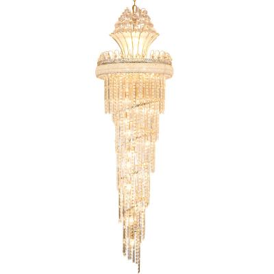 China High Ceiling Pendant Lamp Crystal Chandelier Lighting For Hotel Modern Banquet for sale