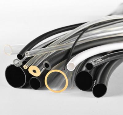 China Black PVC Tubing For Electric Cable , Flexible Reinforced PVC Tubing for sale