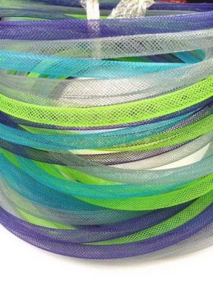 China Colored Expandable Braided Cable Sleeving For Mesh Cable Protector for sale