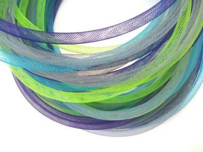 China Multi-Colored Cable Mesh Sleeve For Gifts And Lights Decoration Accessories for sale