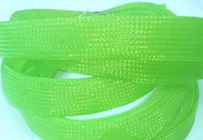 China UL VW-1 expandable braided polyester sleeving For Cable Protection for sale