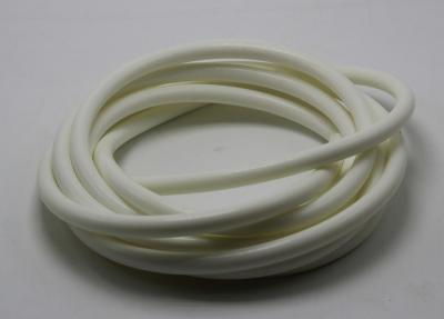 China White Flexible Silicone Tubing , High Temperature Silicone Rubber Tubing for sale