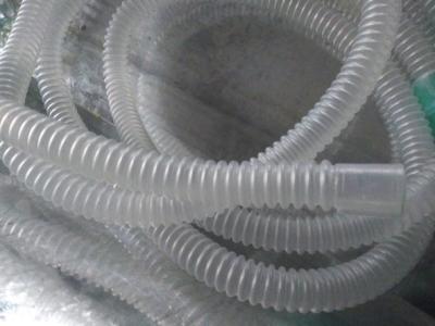 China Respiratory Tube Plastic Flexible Hose , Flexible Corrugated Plastic Tubing for sale