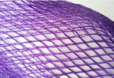 China Durable Mesh Netting Bags PE Tubular Knitted Nets Environment Friendly Finish for sale