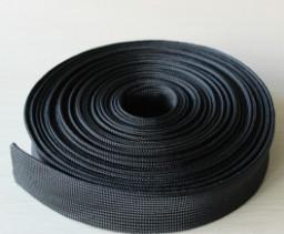 China Cable Mesh Sleeve Flexo Pet Expandable Braided Cable Sleeving Polyester Materal for sale