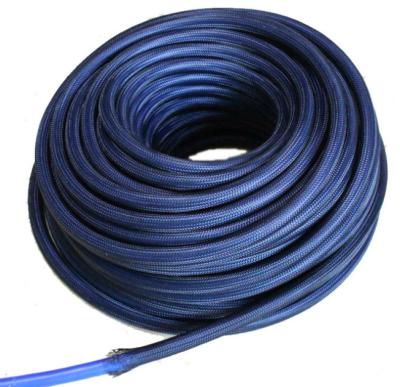 China Wrap Around Braided Expandable Wire Sleeving Polyester / Nylon Cable Protection for sale