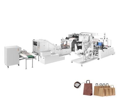 China Hotels Shopping Paper Bag Machine with Flat Handle (GK-RZFD-330F) for sale