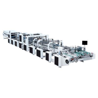 China Good Food Efficiency Long Life High Speed ​​Four And Six Box Corner File Gluer for sale