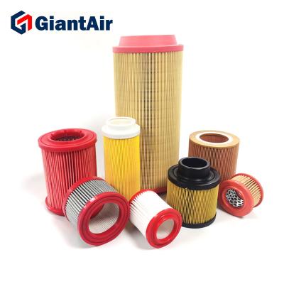 China Auto Air Compressor Spare Parts Air Filter Vacuum Intake Air Cleaner Charger Air Filter for sale