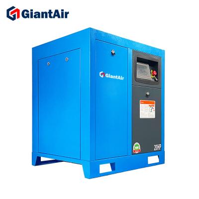 China Professional Industrial High Efficiency GiantAir Rotary Screw Air Compressor 5.5kw-185kw for sale