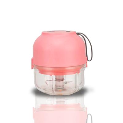 China Motor Pure Copper Hot Selling USB Rechargeable Borosilicate Glass Portable Blender for sale