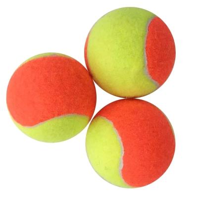 China Wholesale Cheapest Volume Printed Fitness Equipment Pressureless Colored Soft Logo Small Beach Tennis Ball Custom Pack Of 3 for sale