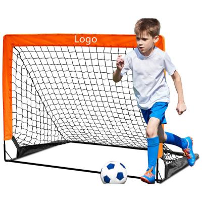 China Factory Outlet New Design 0.9*0.6*0.6M Foldable Football Goal Outdoor Portable Exercise Goals For Soccer Football To Outdoor Sport for sale