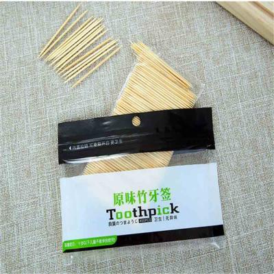 China Billions Manufacturer High Quality Disposable Birch Wood Disposable Toothpicks With White Case for sale