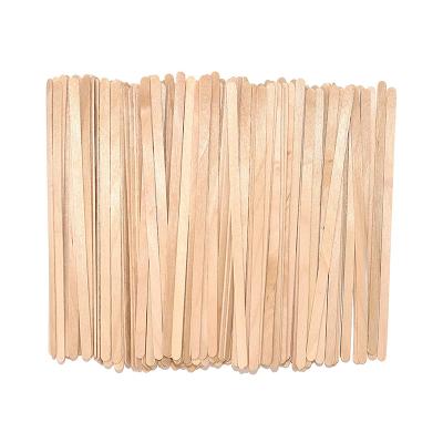 China Billions Sustainable Manufacturer Printable Disc Top Bamboo Wooden Coffee Stirrers for sale