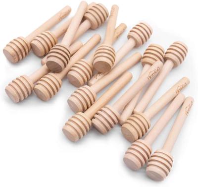 China Billion Maker Mini Wooden Honey Stick Honey Eco - Friendly Spoon / Dipper for sale