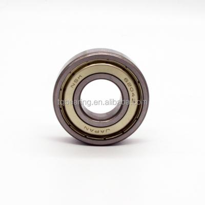 China Genuine Chrome Steel Gcr15 NSK Deep Groove Ball Bearing Japan 6004 6004ZZ 6004DDU 6004VV for sale