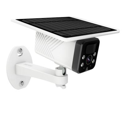 China Day And Night Function Remote Monitoring 4G Solar Powered CCTV Recording Full Color Camera for sale