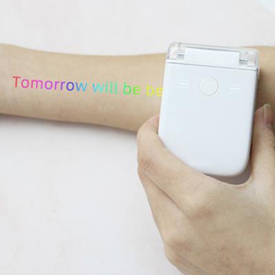 China Mini Handheld Logo Printer WIFI USB Android Portable Temporary Portable Tattoo Ink Cartridge Printer for sale