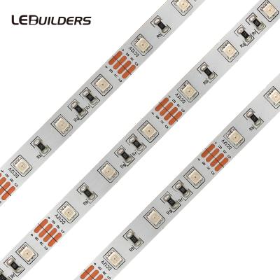 China Decorative Lighting 5m 300leds 12V 3 in 1 3528 RGB SMD Led Light Strip for sale