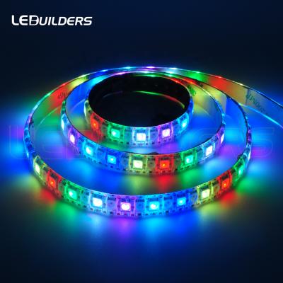 China Waterproof Theme Park RGB Digital Led Strip WS2812 WS2812B for sale