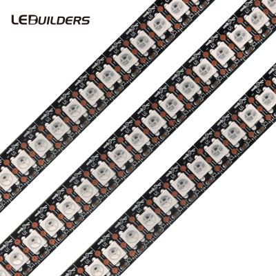 China Theme Park WS2812B SK6812 144leds/m 5050 RGB Digital Accessible Led Strip For Arduino for sale