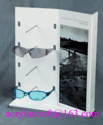 China Countertop acrylic eyewear stands plexiglass sunglasses display holder for sale