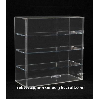 China Transparent 4 Tier Acrylic Display Box Made In China for sale