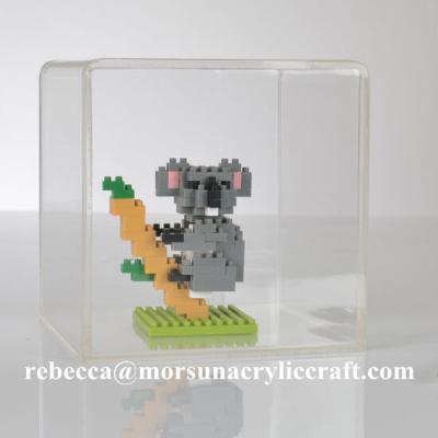 China Customized clear acrylic cube / plexiglass storage and display boxes for sale