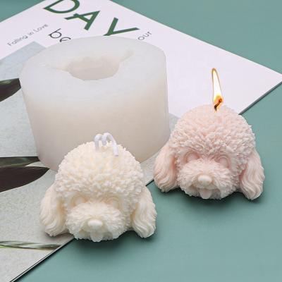 China Europe Custom 3D Animal Molds Silicon Soap Molds Baby Dog Candle Mold For Gift Cake Decorating Molds for sale