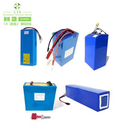 Chine CTS Customized 24v 36v 50ah 100ah lithium battery, electric bike lifepo4 battery 60v 72v 40ah 50ah motorcycle battery à vendre