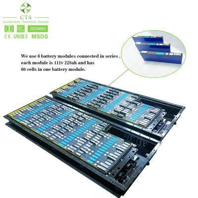 Cina CTS ha personalizzato il modulo di batteria del ev di 111V 240AH, ione 26.5kwh, pacchetto del litio del pacchetto della batteria del ev della batteria di lifepo4 110V 300AH per ev in vendita