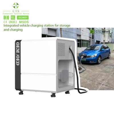 China CTS Mobile Rescue EV Charging Station 30kwh 65kwh 132kwh Portable With Battery for sale