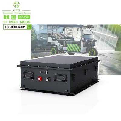 China Cts fast charging battery 72V 100Ah 150Ah 200Ah lithium-ion battery for electric vehicle car for sale