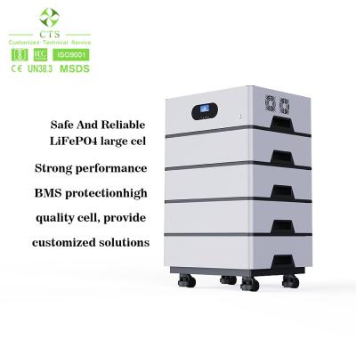 China Cts household battery backup system 48v 100ah lithium battery with inverter for sale