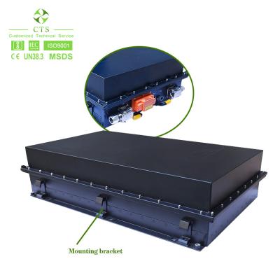 China Electric car battery 400v 600v 800v electric truck lithium battery 80kw 120kw lifepo4 battery for truck with cooling for sale