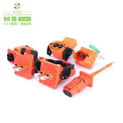 Chine CTS 2pin 3pin 125A 150A HV PA66 Electric Vehicle Battery Connectors Plug / Socket à vendre