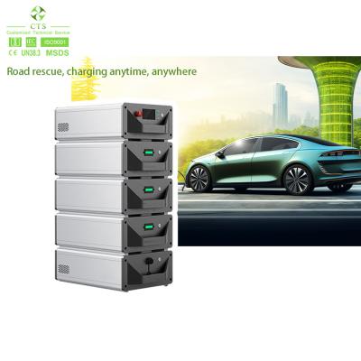 China CTS DC Electric Vehicle Charging Stations 30kW 60kW Fast Charging 44kW Portable Charger with Lithium Battery for sale