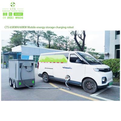 China CTS 20Kw Ac Portable Mobile Ev Charger Smart Emergency Road Rescue Ev Car Power Bank for sale