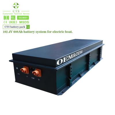 Cina 96v Electric Boat Battery Pack 100ah 200ah Lifepo4 Battery Pack 50kwh 100kwh in vendita