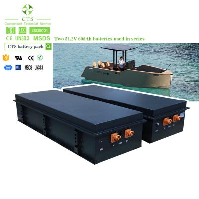 China Electric Boat Battery 96V 300ah 400ah Lithium Ion Battery Pack For Electric Yacht for sale