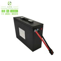 China 52V 35Ah 2000W Ebike Triangle Battery With Metal box for sale