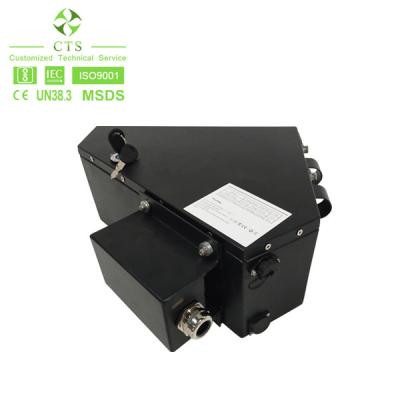 Chine Moto électrique électrique de batterie au lithium d'AGV 51.8V 30Ah de lithium d'OEM de l'ion 48v 30Ah de moto puissante de batterie à vendre