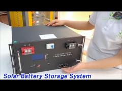 Off Grid Solar Battery Storage System Lifepo4 51.2V 100AH High Efficiency